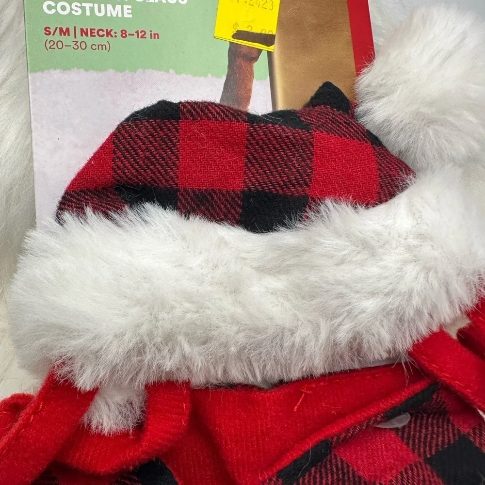 🩷5/$10 Red and Black Plaid Cat  Winter Set